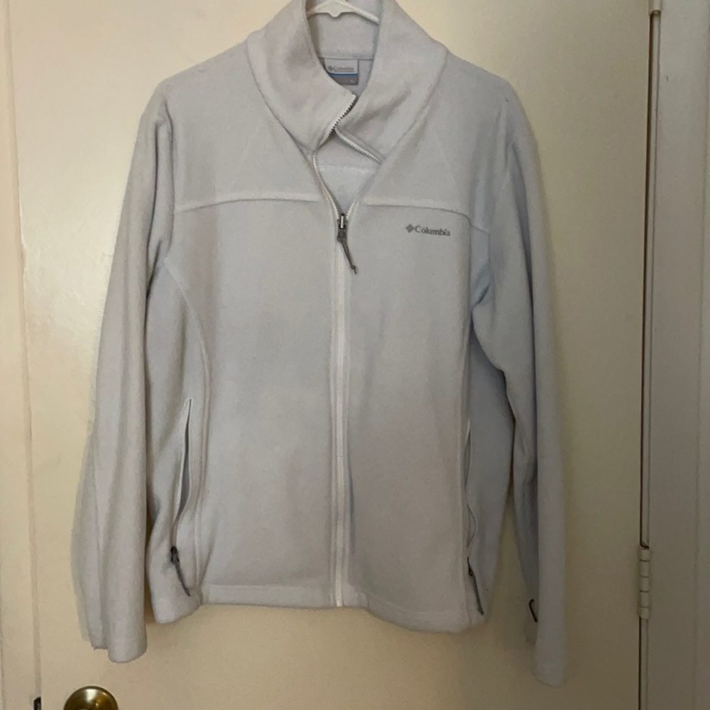 Columbia zip up fleece jacket